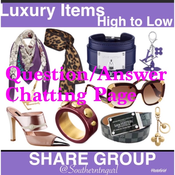 Share Group Other - 💕Luxury HIGH/LOW💕Share Group Q/A / Chatting Page
